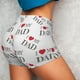 thumbnail image 4 of Fotbe I Love My Dad Shorts Sin Costuras – Shorts Deportivos de Cintura Alta para Mujer, Elásticos para Gimnasio, Yoga, Running o Ciclismo-X-Large, 4 of 8