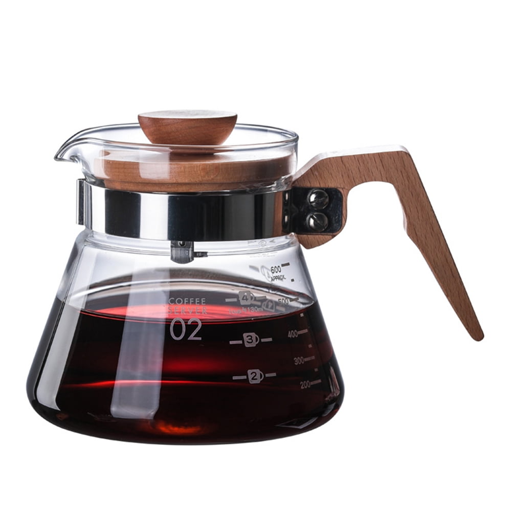 AIHOME High Borosilicate Glass Hand Coffee Pot High Temperature aihome-high-borosilicate-glass-hand-coffee-pot-high-temperature