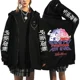 thumbnail image 3 of Jujutsu Kaisen-sudaderas con cremallera Gojo Satoru, chaquetas góticas con cremallera, sudaderas Y2k de Anime japonés, ropa de calle Yuji Itadori Harajuku, 3 of 5