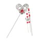 thumbnail image 1 of Palillo de cabellero con Borlas Pasador Horquilla de Cabello Nupcial Joyas de Mujer para Cóctel rojo, 1 of 8