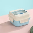 thumbnail image 5 of CQCYD under $5 Adult Lunch Box, Stackable Lunch Containers, Bento Box with Utensil Set, Leak-Proof Lunchbox for Dining Out, Work, Picnic, Microwave Dishwasher Freezer Safe, 5 of 6