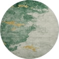 thumbnail image 2 of Addison Rugs Mayfield Premium Machine Washable Transitional Abstract Emerald Round Rug, 8' x 8', 2 of 6