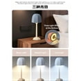 thumbnail image 4 of Shower Lamp, Bathroom Lamp Ocean Wave Projector Light, Rechargeable Desk Lamp With 16 RGB Colors, Cordless Light with Touch and Remote Control for Bedroom Living Room Kitchen Decor, 4 of 6