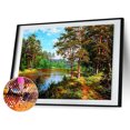 thumbnail image 2 of Kit de pintura de diamantes 5D paisaje cuadro de mosaico de diamantes cuadrado completo arte Likrtyny Arte deco, 2 of 9