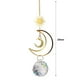 thumbnail image 5 of Moon Sun Ball Crystal Hanging Metal Pendant Garden Decor (19) Likrtyny Oficina Multiescena Multifunción, 5 of 7