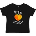 thumbnail image 3 of Inktastic Little Peach Cute Heart Shaped Peach Boys or Girls Baby T-Shirt, 3 of 5
