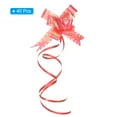 thumbnail image 3 of Uxcell 2.2 inch Iridescent Pull Bows Present Wrapping String Bows Ribbon Decorative Bow Tie Red 40 Pack, 3 of 6