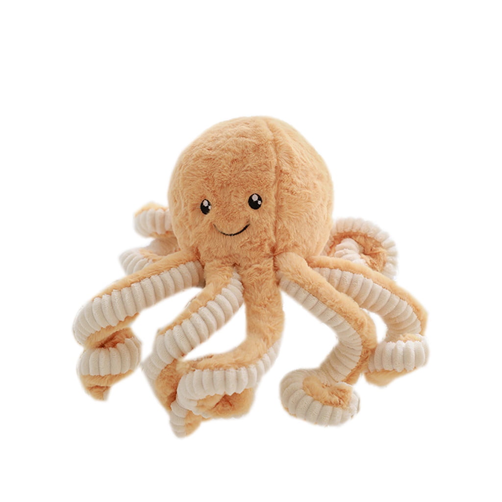 cute creative octopus toy plush orange octopus doll gift about 40cm 