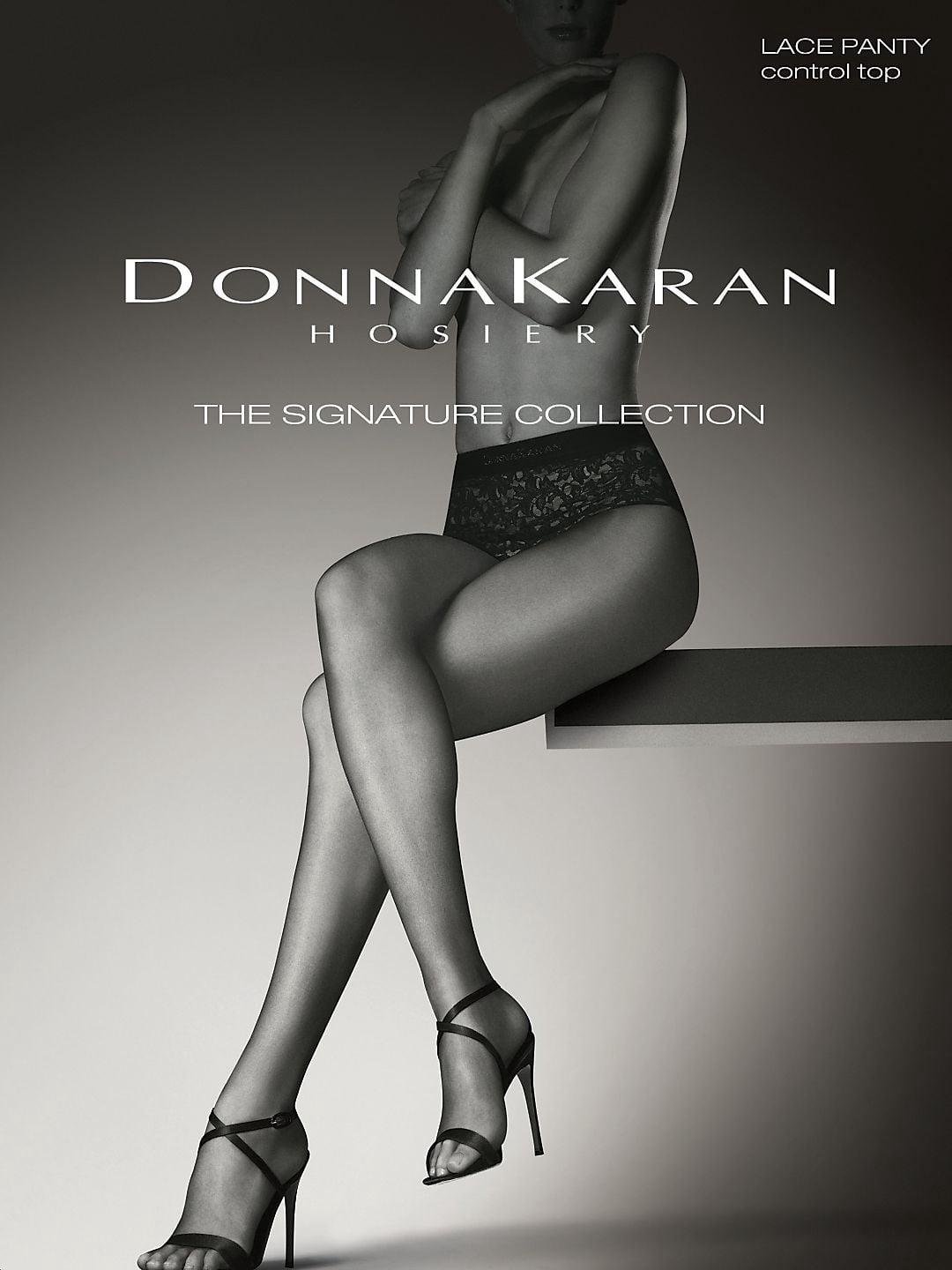 donna karan control top pantyhose
