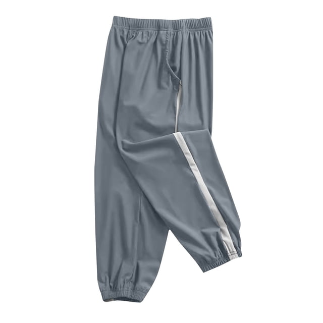 Odeerbi 3-13 Años Niños Niñas Hielo Seda Pantalones de Ejercicio de Secado Rápido Athletic Deportes Jogger Pantalones Verano Elástico Joggers Cintura Con Bolsillo