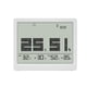 thumbnail image 1 of Termómetro De Interior Termómetro Digital De Escritorio Monitor De Temperatura Y Humedad Medidor De Humedad Preciso Termómetro De Habitación Con Reloj Para El Hogar Garaje Invernadero Bodega Moyic HA024691-03, 1 of 7