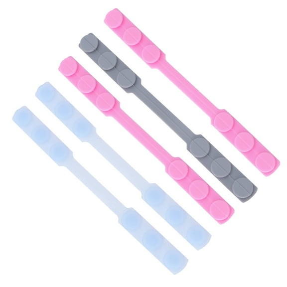 STOBOK Ear Grips Mask Extension Hook Random Color 5pcs Silicone