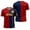 ZB Red, variant on Mens Spain Football Tshirt Short Sleeve Crew Neck Football T Shirts for Man with National Flag Colors Detail Casual Stretch Soft Sporty Tee Top,Red,3XL