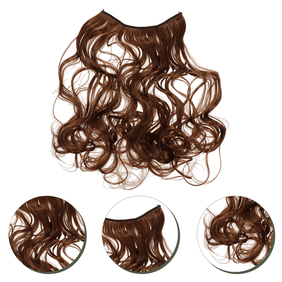 Raindrops  Extension Brown Women's Hair Accessories Human Pieces