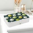 thumbnail image 6 of Tennis Decorative PU Leather Jewelry Organizer Box with Removable Compartment: Portable Display Case, 6 of 6