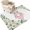Mint, Pink, Peach, Sage, variant on Area Rugs 4'x6'. Birds Flowers Carpet Runner Indoor Outdoor Rugs Home Decor Aesthetic, Spring Wedding Love Heart Botanical Leaf Non Slip Mats Washable Accent Rug for Living Room Bedroom