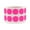 Pink, variant on Shisuyan Dot Color Stickers Fluorescent Green 1 Roll Self Adhesive 0.6X0.6X0.04In