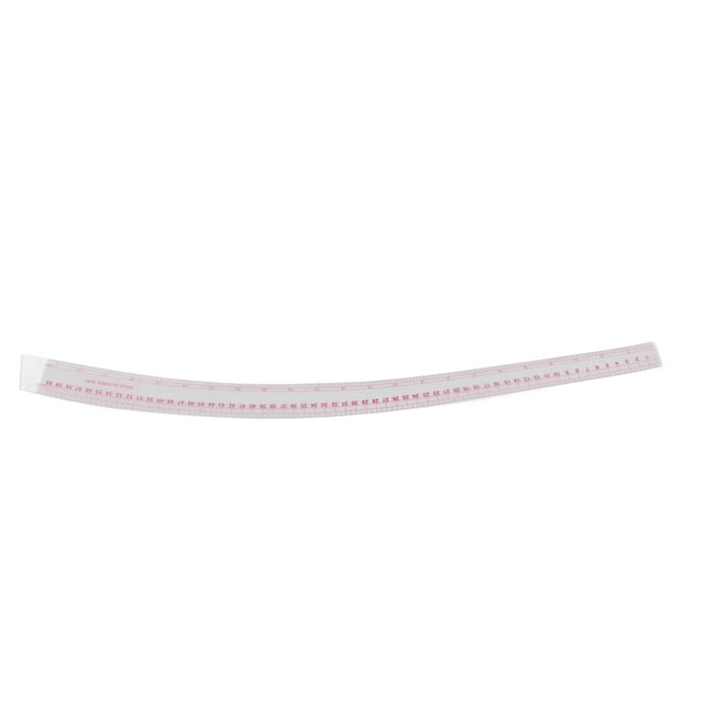 Clothing Measuring Ruler, Lines Detailed Clear 60cm Long Multifunction Sewing Design Ruler Built In Calibration For Cutting Skirts