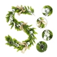 thumbnail image 1 of 78 Inch Cedar Garlands Extra Full Realistic Greenery Staircase for Home, 1 of 6