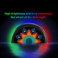 thumbnail image 2 of Mistaha LED Light-Up Flying Disc for Outdoor Activities - Waterproof and Durable Glow Disc Toy - Interactive Fun for Family Bonding - Lightweight and Portable - 270mm Diameter - 175g - Black, 2 of 7