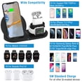 thumbnail image 5 of TeqHome Wireless Charger, 3 in 1 Fast Wireless Charger Station for iPhone/iWatch/Airpods, Compatible for iPhone11/11Pro/XS/XR/MAX/X/8Plus/8，iWatch5/4/3/2/1, AirPods2/1/pro, Samsung Galaxy Note 9/8/S9, 5 of 9