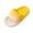 Yellow, variant on Girls Slippers Summer Flip Flops Cushion Thick Sole Large Bow Cute Platform Cloud Slides Home Sandals(Yellow,8)