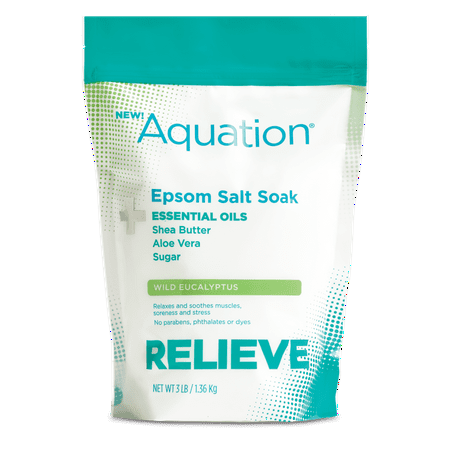 Aquation Epsom Salt Wild Eucalyptus 3 LB Bag