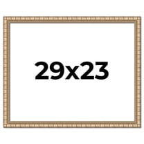 29x23 Frame Silver Real Wood Picture Frame Width 1.5 inches | Interior Frame Depth 0.5 inches |