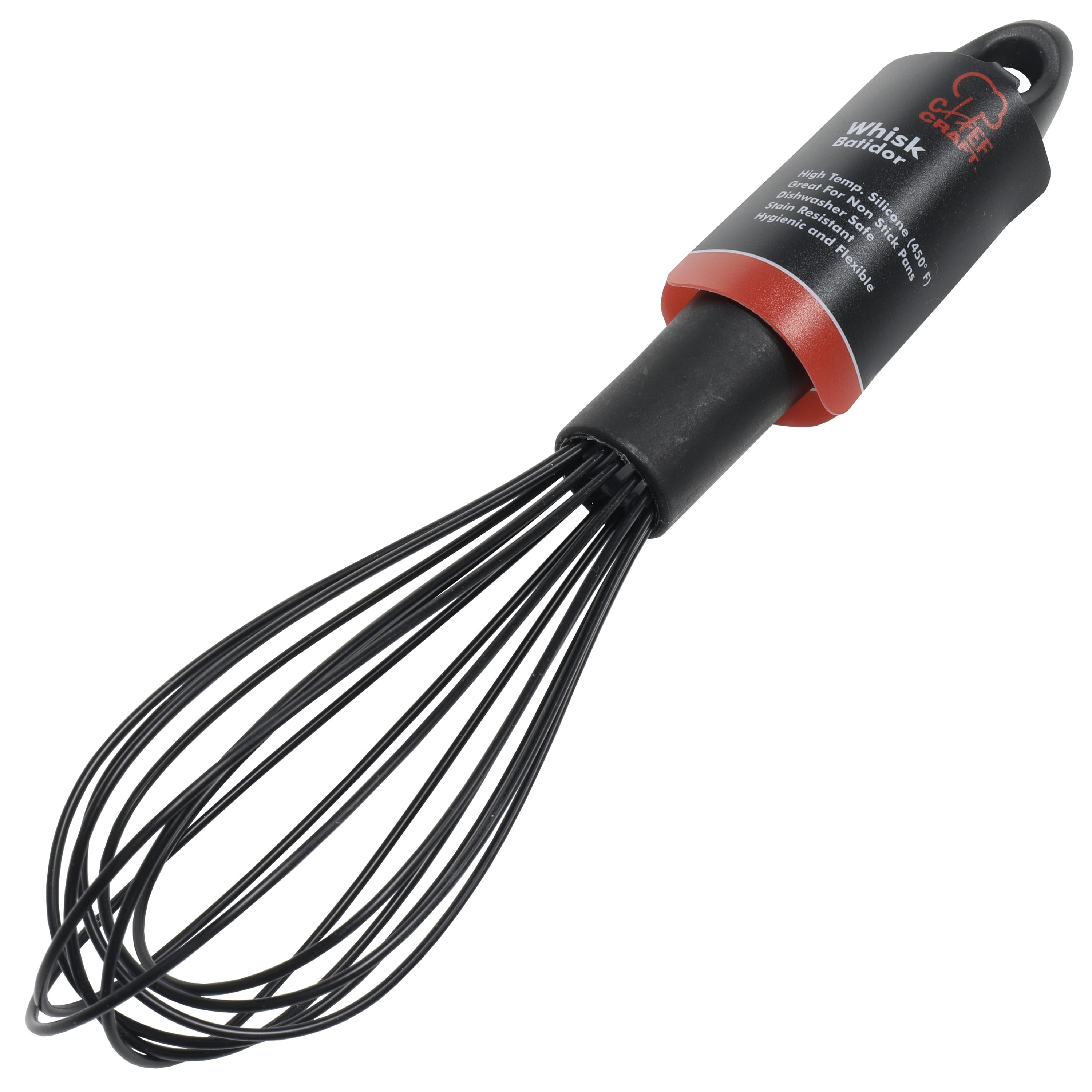 Cuisipro 10 Red Silicone Coated Flat Whisk - Austin, Texas