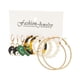 thumbnail image 1 of Xihbxyly Ofertas de venta de Lightling Pendientes geométricos exagerados de metal Pendientes de personalidad de moda Pendientes de perlas Conjunto de regalo para mujer, 1 of 1