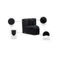 thumbnail image 2 of Meridian Furniture Arc Black Velvet Curved Corner, 2 of 9