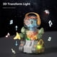 thumbnail image 5 of Fiudx Ofertas De La Semana Robot Eléctrico De Engranaje Transparente, Luces Musicales Universales Para Caminar, Juguetes Robot Para Niñas Y Niños, Regalo De Cumpleaños, Regalo De Vacaciones Para Niño, 5 of 6