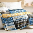 thumbnail image 5 of Abuelo Gifts, Grandpa Gifts in Spanish, Abuelo Blanket, Gifts for Abuelo, El Mejor Abuelo Del Mundo, Regalos para Abuelo Dia Del Padre, Gifts for Grandpa Birthday Christmas Fathers Day, 5 of 6