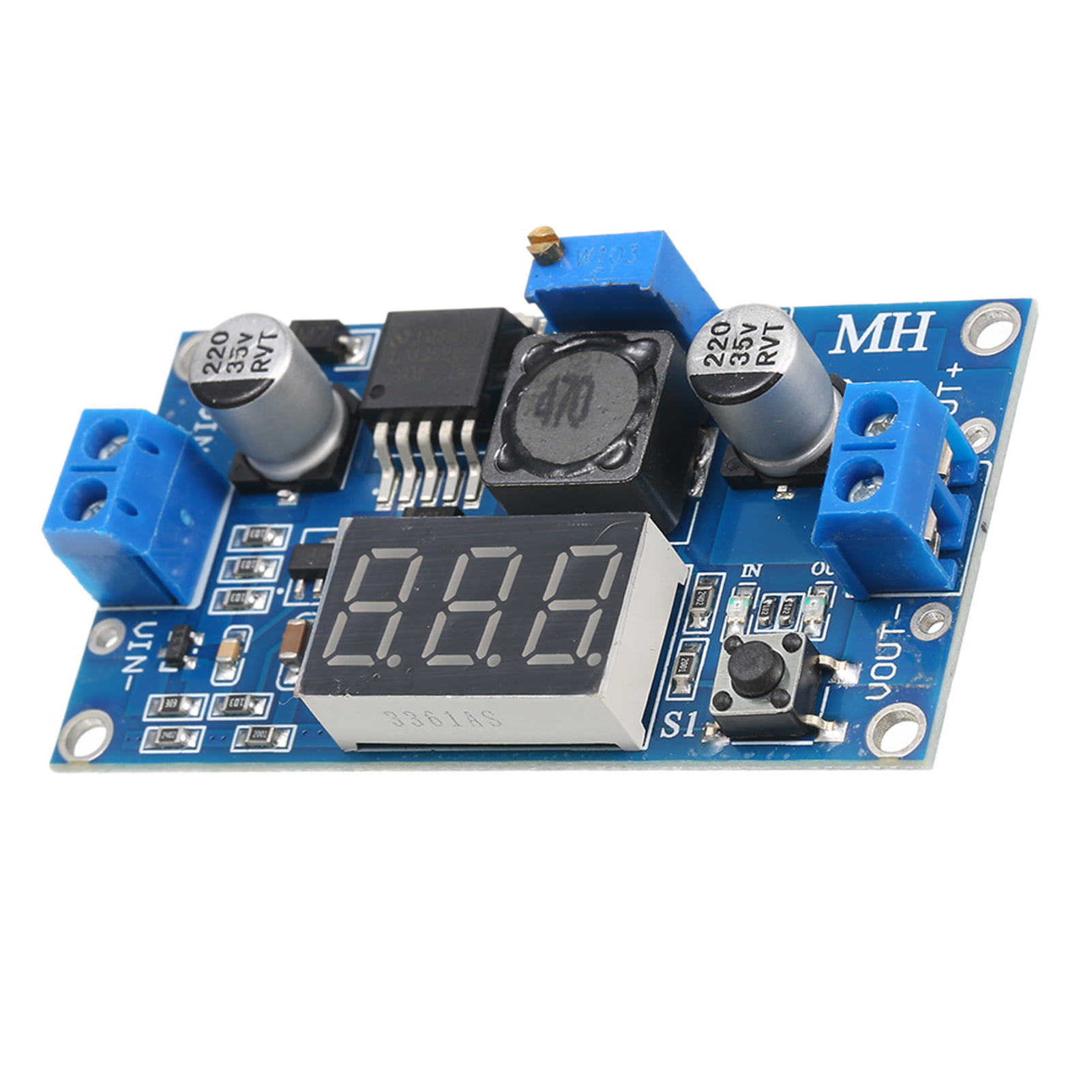 LM2596 Adjustable DC12V Switching Power Module/ Regulator with heat sink 