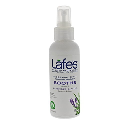 Lafe's Spray Déodorant Lavande et Aloès, 4 Onces (l'Emballage Peut Varier)