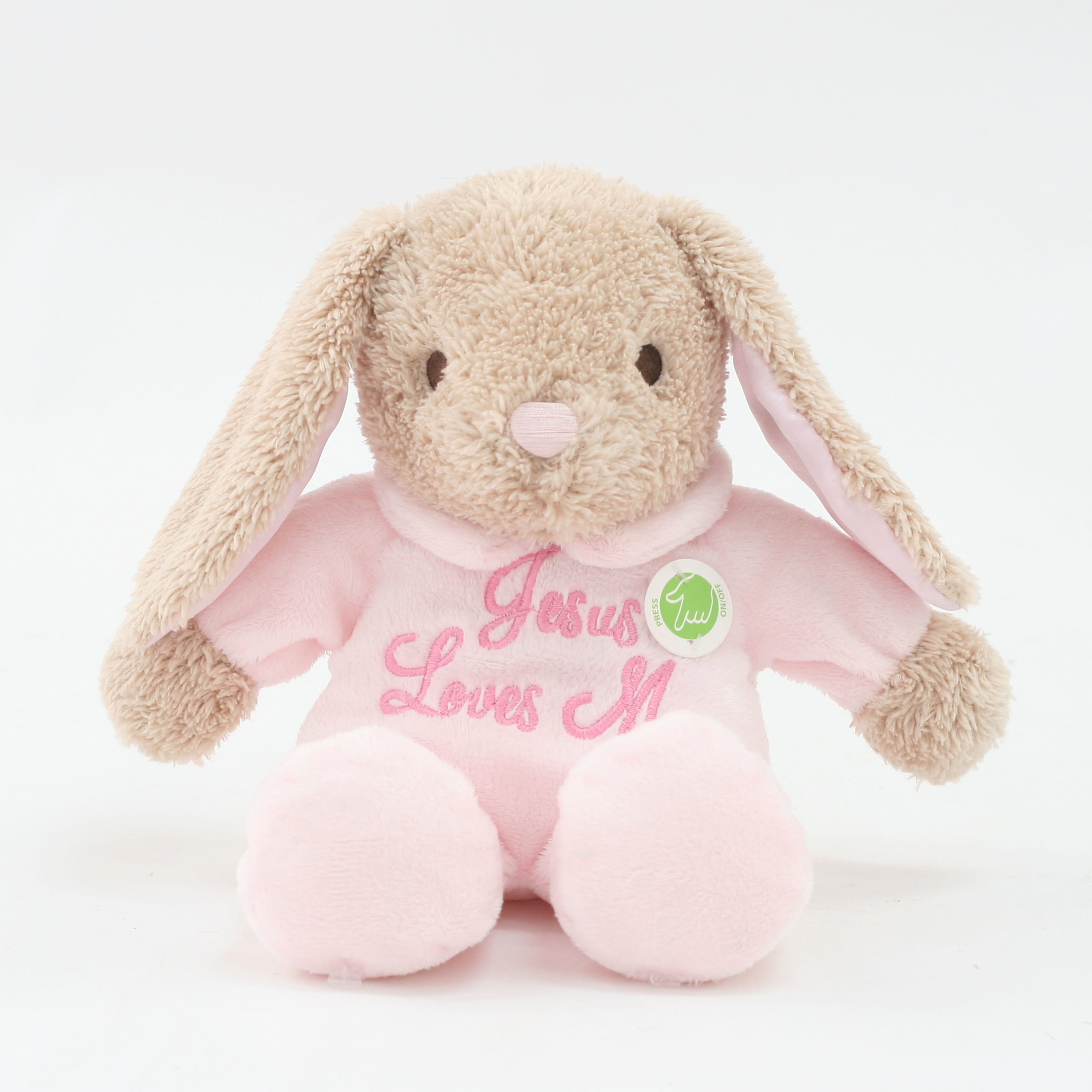 jesus loves me stuffed bunny