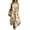 Beige, variant on Overalls for Women Casual Crew Neck Sleeveless Wide Leg Rompers with Pockets Summer Dressy Jumpsuits