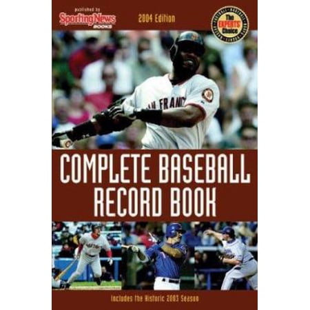 Pre-Owned Complete Baseball Record Book 2004 Edition (Paperback) 0892047305 9780892047307
