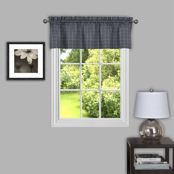 Ergode Sydney 58x14 Window Curtain Valance - Grey