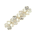 thumbnail image 1 of Ofertas Únicas 1 Pc Clip para el Cabello en Forma de Corazón y Flor para el Hogar Tono Dorado Gris Blanco, 1 of 1