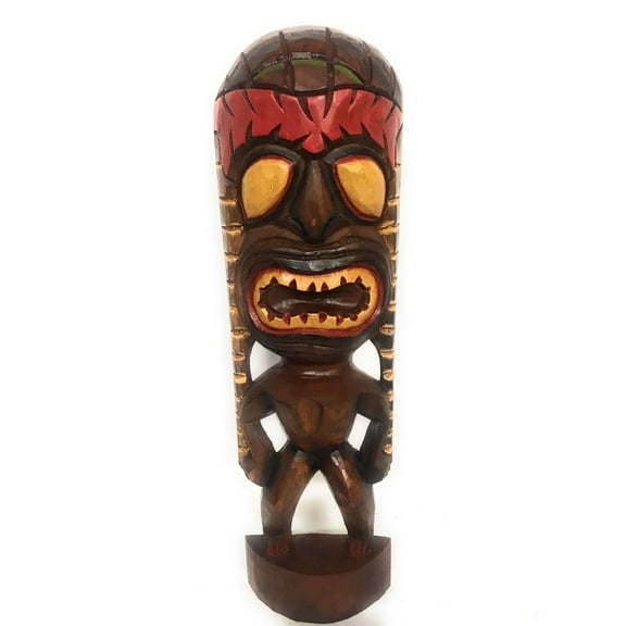 Lucky Tiki God 20" - Hand Carved - Hawaii Treasure | #bag15027c50