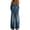 *Blue, variant on ClodeEU Women's Denim Wide Leg Jumpsuit,Sleeveless Button Down Overall Romper with Pockets ,Women's Plus L