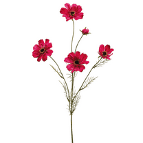 32" Pink Cosmos Artificial Decorative Floral Spray