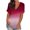 Red, variant on Womens Tops Short Sleeve Casual Summer Tops Floral V Neck Tee T Shirt Printed Loose Side Split Tunic Fashion Clothes Blouses Dressy Casual Women