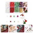 thumbnail image 2 of Jiyike 2 Sets of DIY Jewelry Making Materials Christmas Thesmed Beads Jewelry Making Supplies, 2 of 10