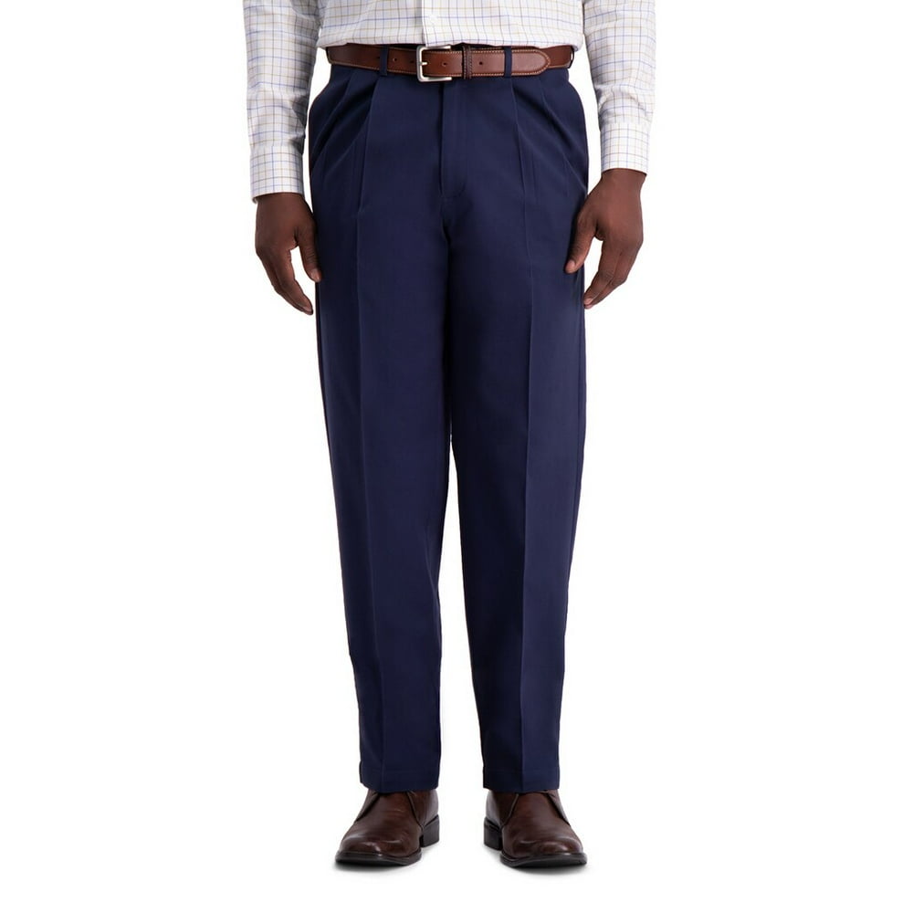 Haggar Men's Haggar Work to Weekend PRO Stretch ClassicFit Pleated
