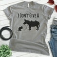 thumbnail image 2 of I Don't Give A Rat's T-shirt, Unisex Women's Men's Shirt, Rat Donkey Clever Witty Saying Pun, Dark Heather Gray, Medium, 2 of 6