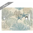 thumbnail image 4 of Beach Coral Placemats Set of 4 Coastal Placemats Heat Resistant Non-Slip Dining Placemats Washable Table Mats for Home Kitchen Décor, 4 of 6