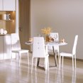 thumbnail image 2 of HOMCOM Dining Chairs Set of 4, Faux Leather Side Chairs with High Back, 2 of 10