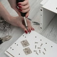 thumbnail image 5 of EcoNesxp Unique design 100 sets of small hinges bird house hinges iron folding hinge replacement parts 100 sets of small hinges bird house hinges iron folding hinge replacement parts, 5 of 5